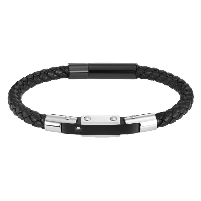 Pulsera Enso Para Hombre EMB235B Negro
