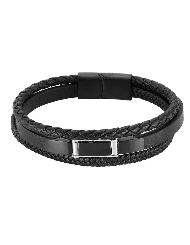 Pulsera Enso Para Hombre EMB265B Negro