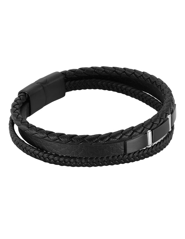 Pulsera Enso Para Hombre EMB265B Negro