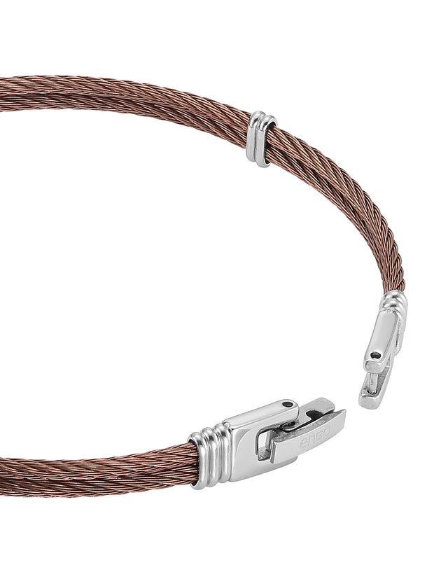 Pulsera Enso Para Hombre EMB273BR Café