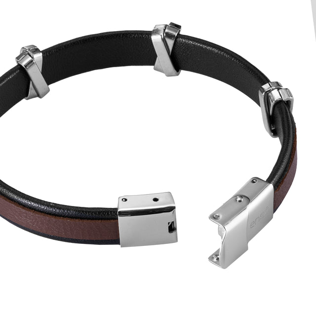 Pulsera Enso Para Hombre EMB300BR Café