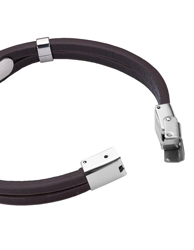 Pulsera Enso Hombre Moda EMB331BR Greek Plate