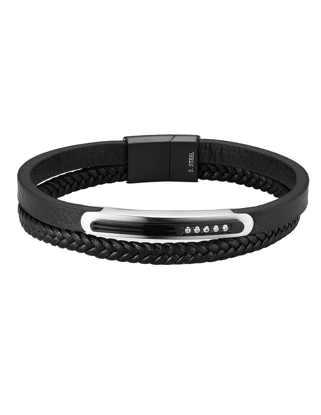 Pulsera Enso Hombre Moda EMB338B Slim Tag