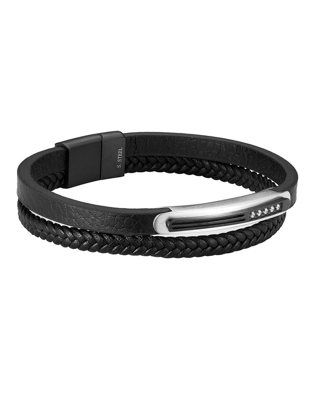 Pulsera Enso Hombre Moda EMB338B Slim Tag