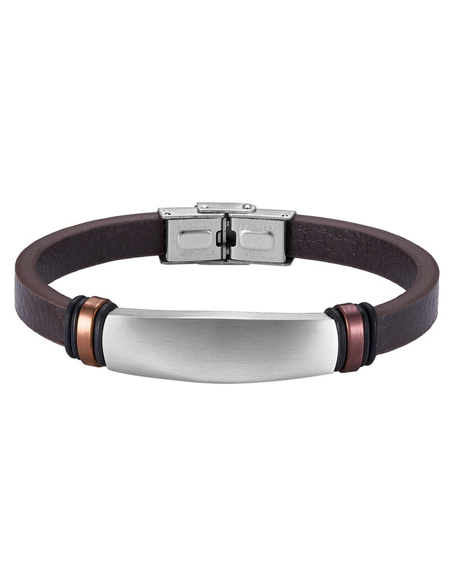 Pulsera Enso Hombre Moda EMB350BR Wide Bar