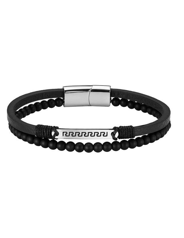 Pulsera Enso Hombre Moda EMB353B Greek Double