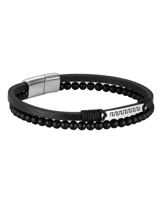 Pulsera Enso Hombre Moda EMB353B Greek Double