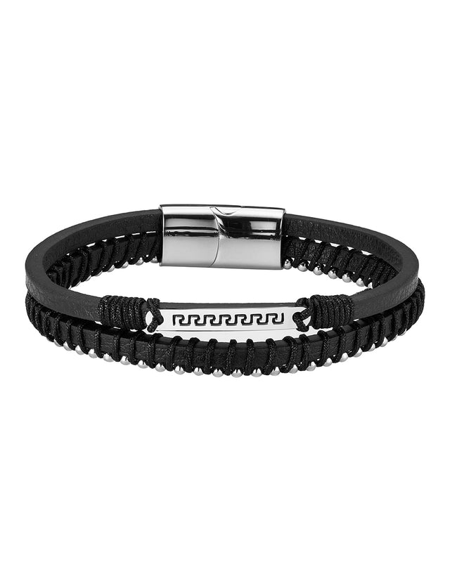 Pulsera Enso Hombre Moda EMB354B Greek Double