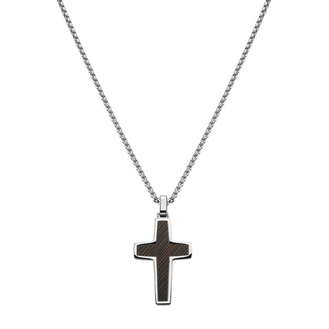 Collar Enso Acero Inoxidable Para Hombre EMN185B Negro