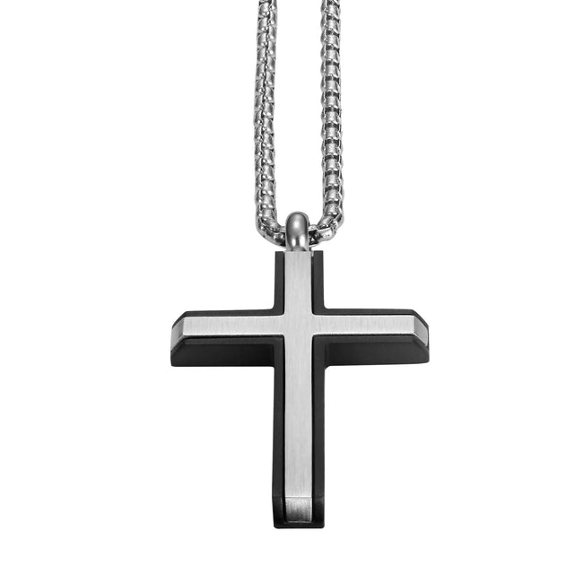 Collar Enso Para Hombre EMN218S Plateado