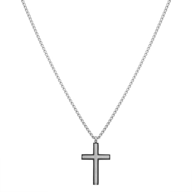 Collar Enso Para Hombre EMN218S Plateado