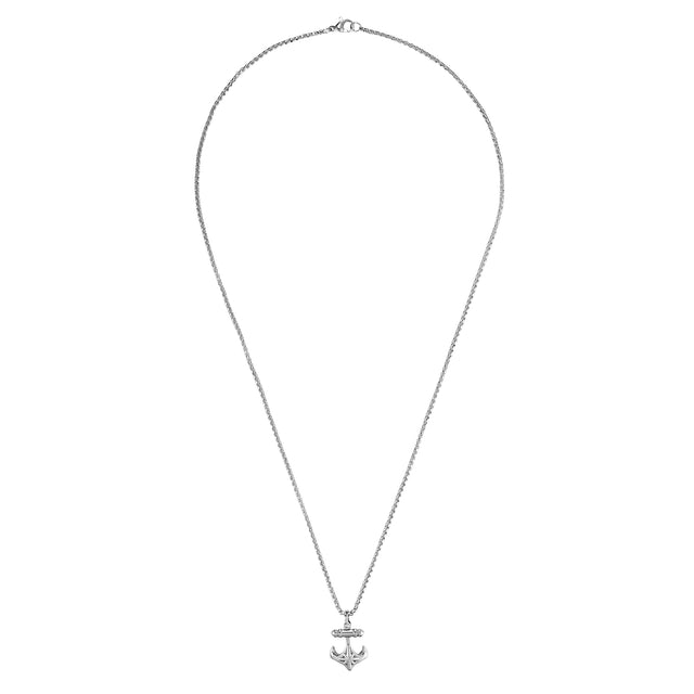 Collar Enso Para Hombre EMN220S Plateado