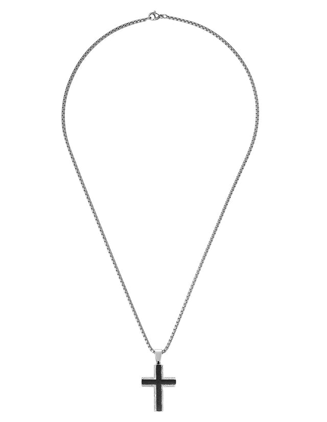 Collar Enso Hombre Core Cross Black EMN321B Negro