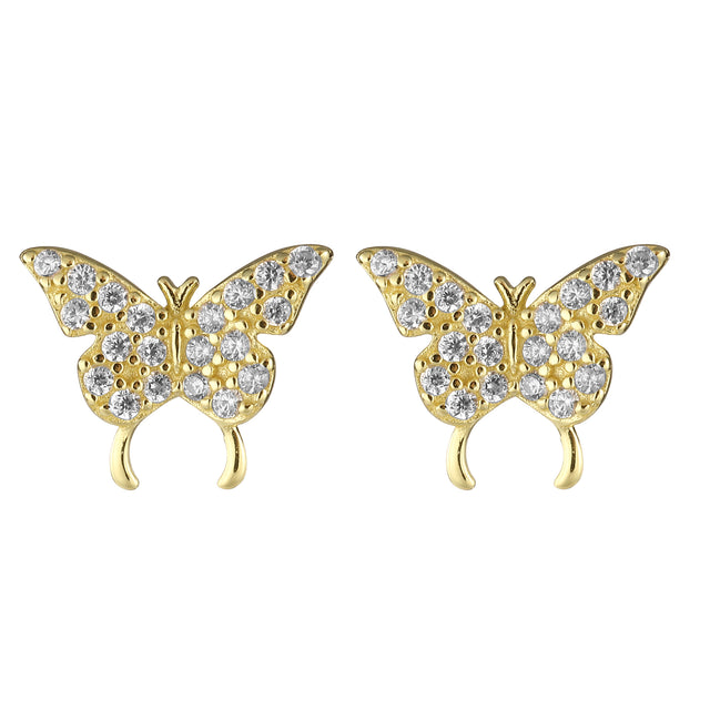 Aretes Plata 925 Enso Para Mujer ESE139G Dorado