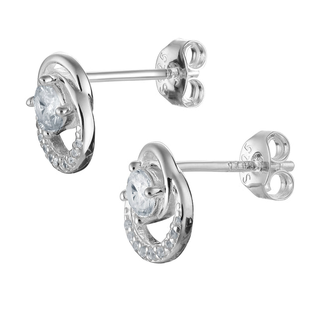 Aretes Plata 925 Enso Para Mujer ESE141S Plateado