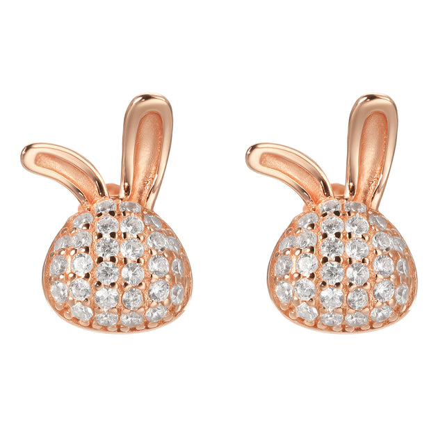 Aretes Enso 925 Para Mujer ESE158R Rosado