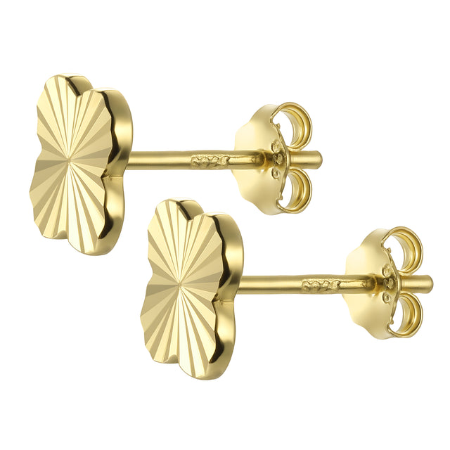 Aretes Enso 925 Para Mujer ESE159G Dorado