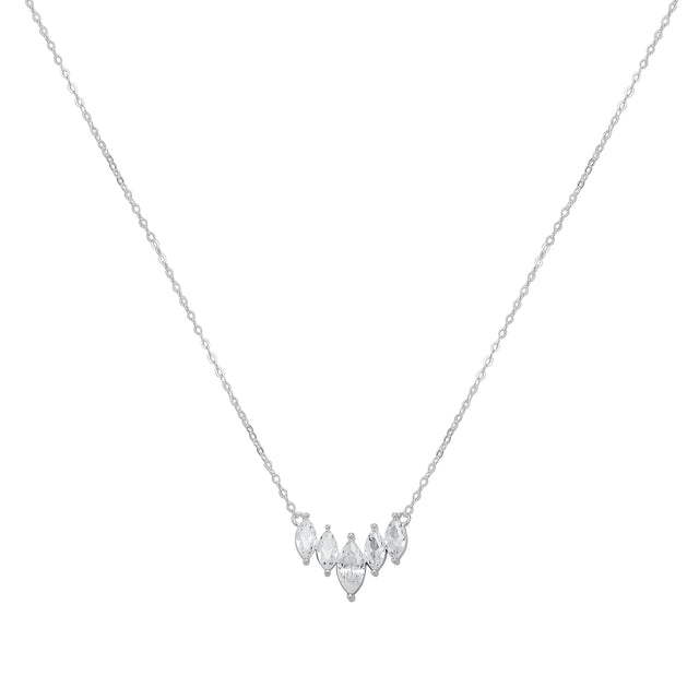 Collar y Dije Plata 925 Enso Para Mujer ESN146S Plateado