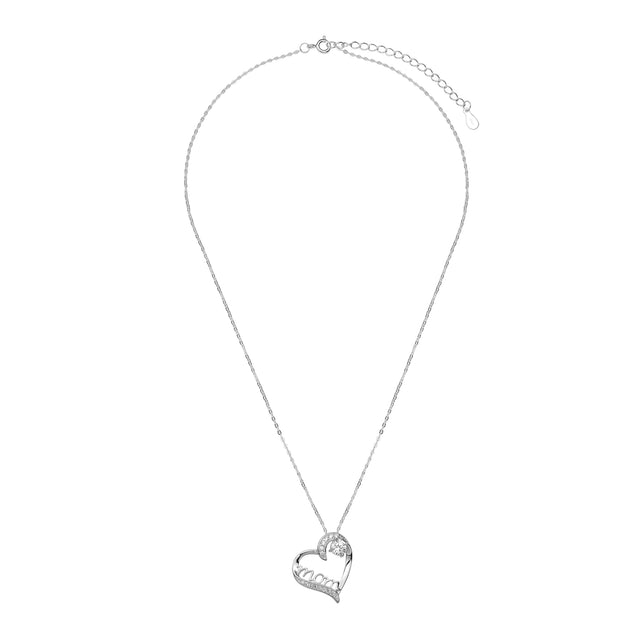 Collar y Dije Plata 925 Enso Para Mujer ESN147S Plateado