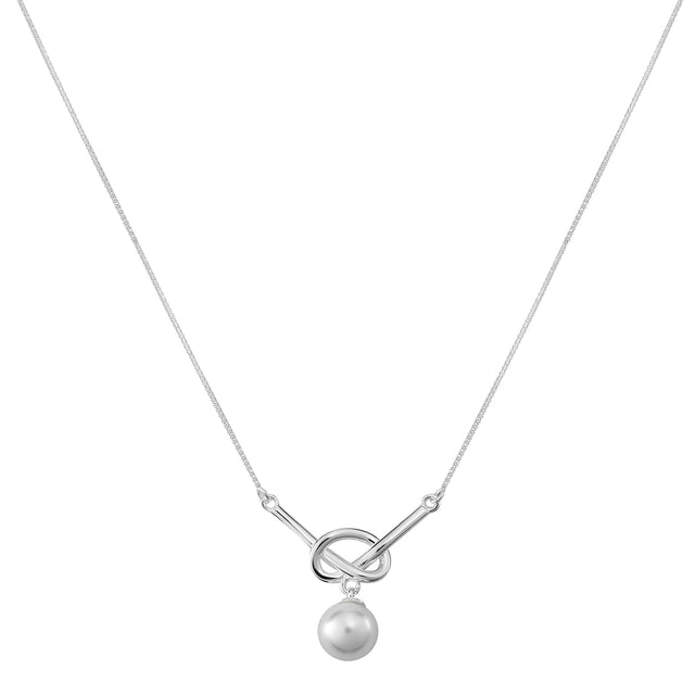 Collar y Dije Enso 925 Para Mujer ESN153S Plata