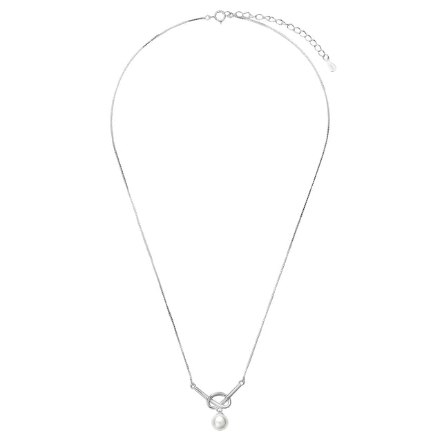 Collar y Dije Enso 925 Para Mujer ESN153S Plata