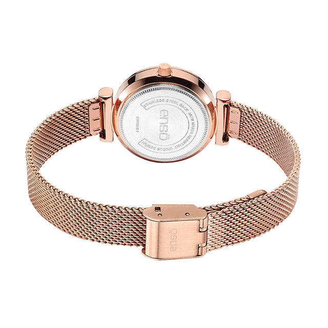 Reloj de Pulsera Enso para Mujer EW1051L1R color Oro Rosa
