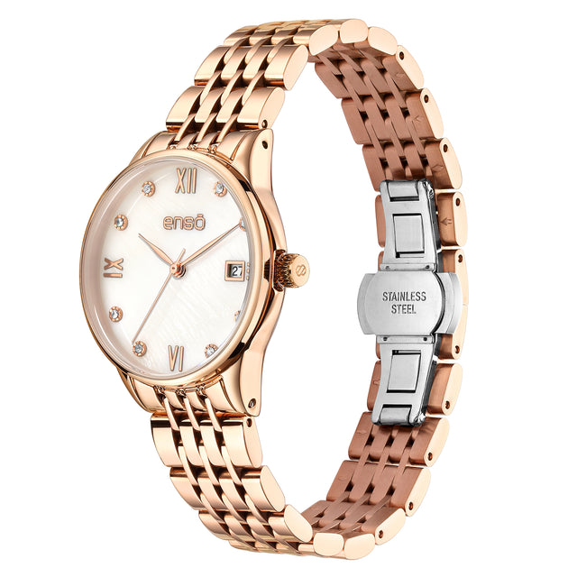 Reloj de Pulsera Enso para Mujer EW1053L2 color Oro Rosa