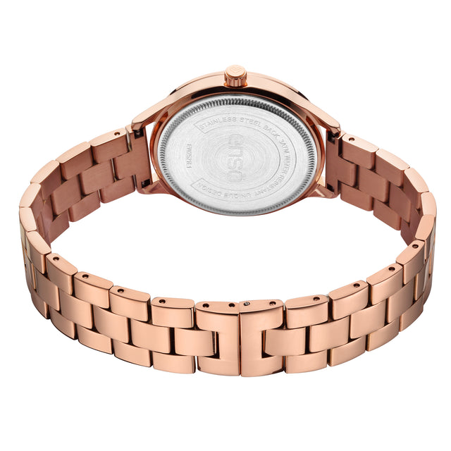 Reloj de Pulsera Enso Para Mujer EW2521L1 Acero Color Oro Rosa