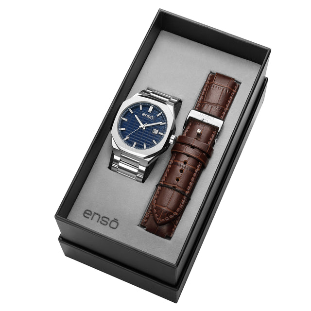Reloj de Pulsera Enso Para Hombre EW2522G2 Acero
