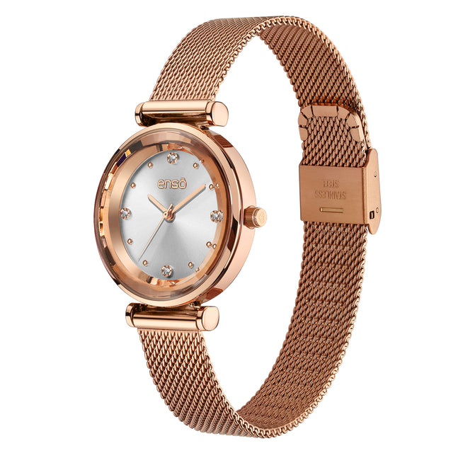 Reloj de Pulsera Enso Para Mujer EW2533L1 Oro Rosa