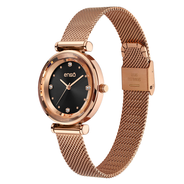 Reloj de Pulsera Enso Para Mujer EW2533L3 Oro Rosa