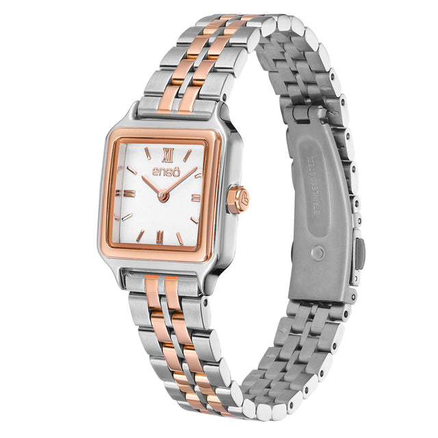Reloj de Pulsera Enso Para Mujer EW2536L2 Bitono Rosado