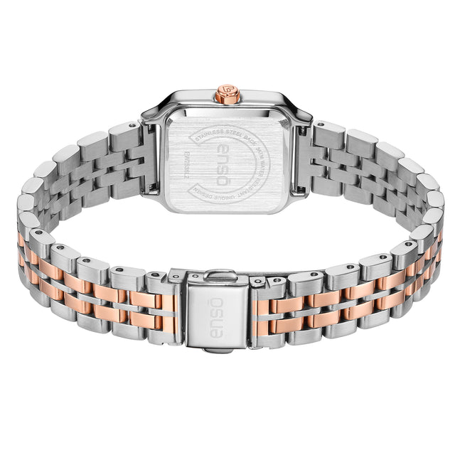 Reloj de Pulsera Enso Para Mujer EW2536L2 Bitono Rosado