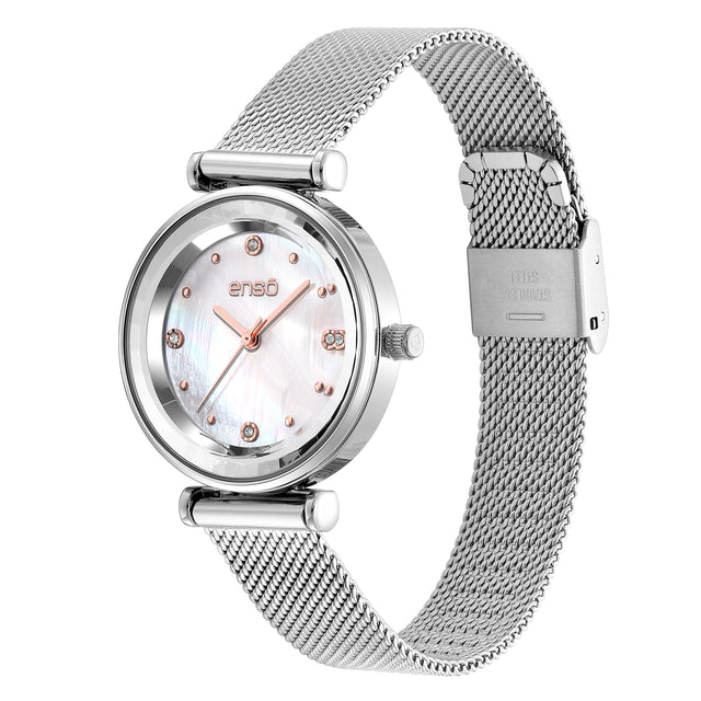 Reloj de Pulsera Enso Para Mujer EW2622L1 Acero