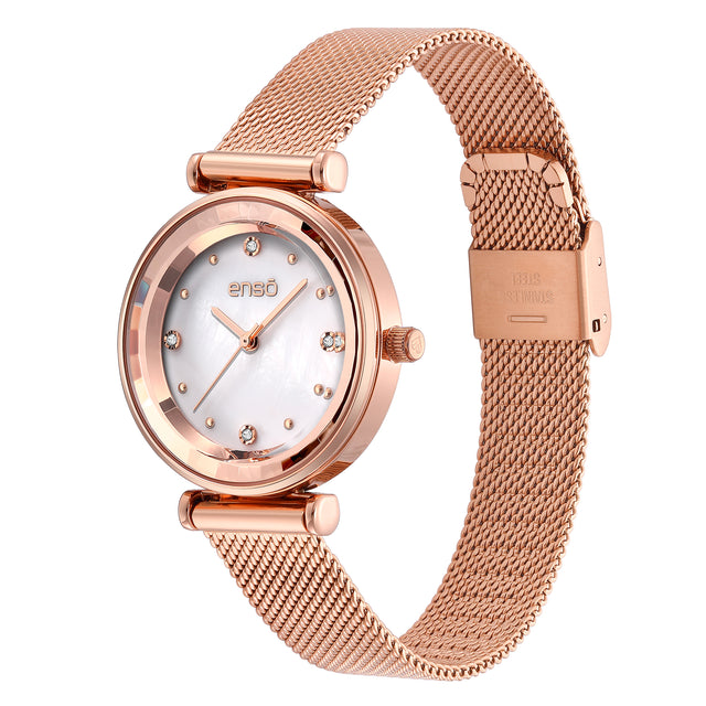 Reloj de Pulsera Enso Para Mujer EW2622L2 Rosado