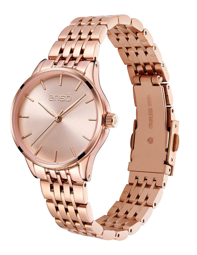 Reloj de Pulsera Enso Para Mujer EW263L16 Rose Champagne