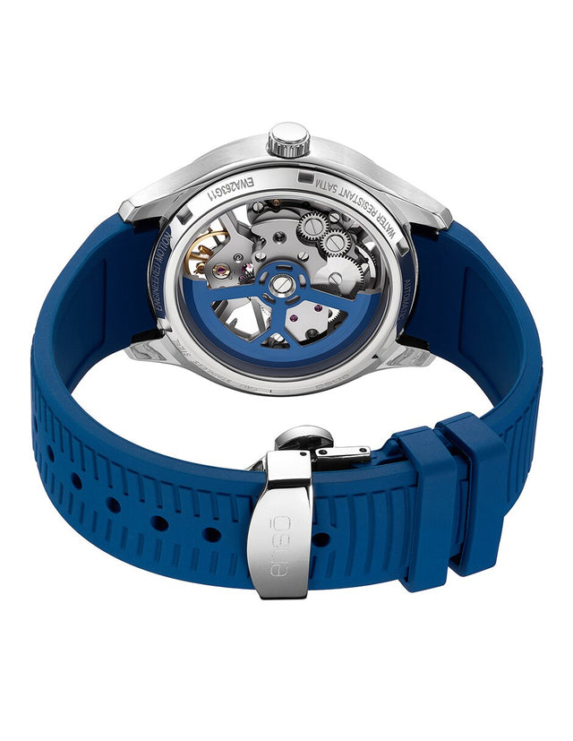 Reloj de Pulsera Enso Automático Hombre Skeleton Sport Electric Blue