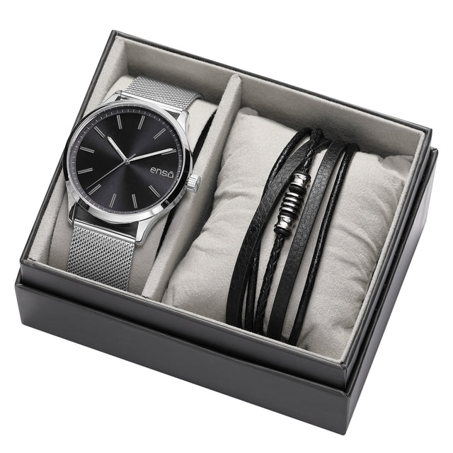 Set reloj y pulsera Enso Para Hombre EWBSG06 Acero