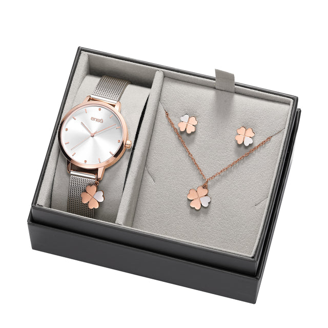 Set reloj y joyería Enso Para Mujer EWBSL16 Acero
