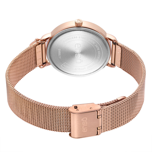 Set reloj y joyería Enso Para Mujer EWBSL17 Rosado
