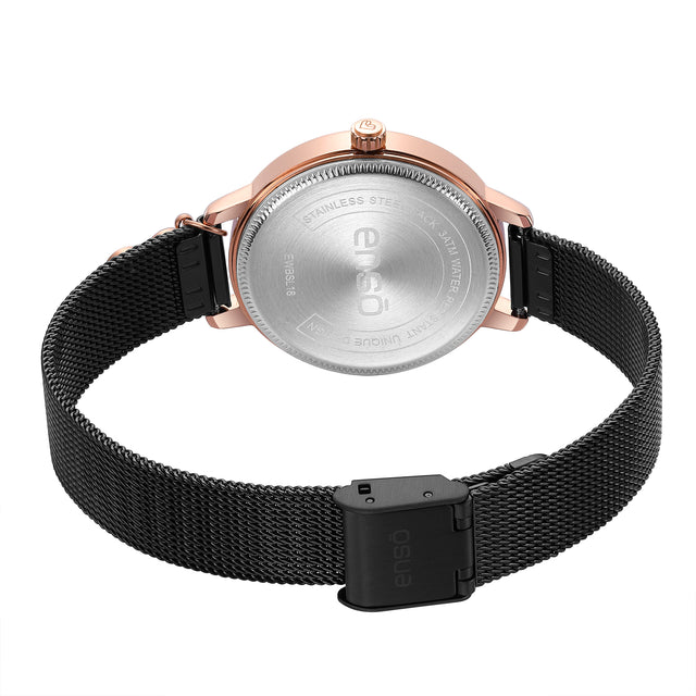 Set reloj y joyería Enso Para Mujer EWBSL18 Negro