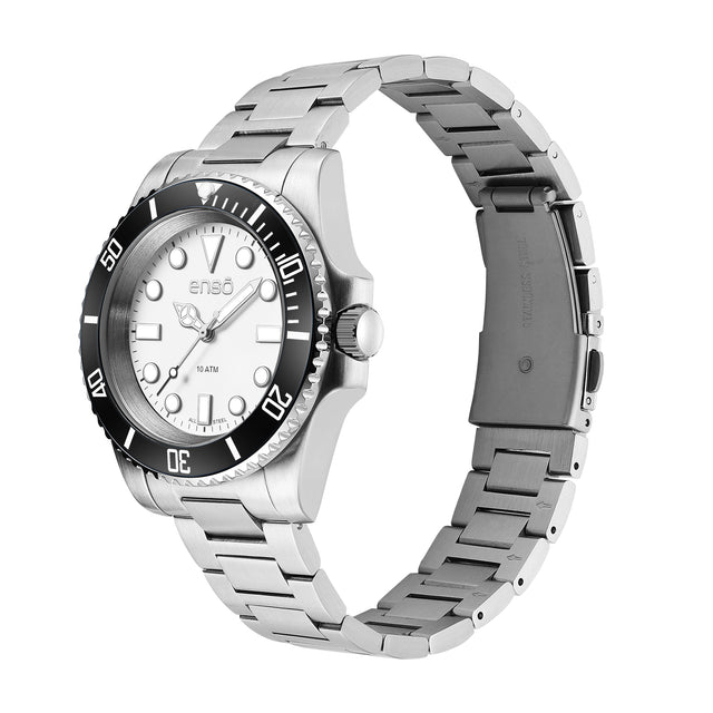 Reloj Enso Hombre Moda Mariner White Ocean 10 ATM