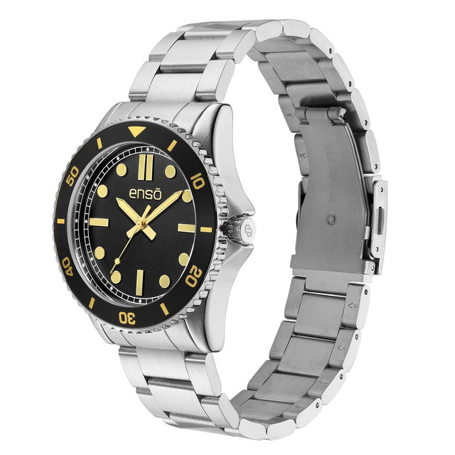 Reloj de Pulsera Enso Hombre Geometric EW1070G1 Plateado
