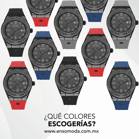 Reloj de Pulsera Enso para Hombre EW1050G2 Azul Oferta Especial 2 x 1