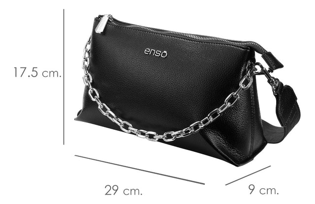 Bolsa Crossbody Enso Glam de Verano Mujer EB2432CBB16 Negro