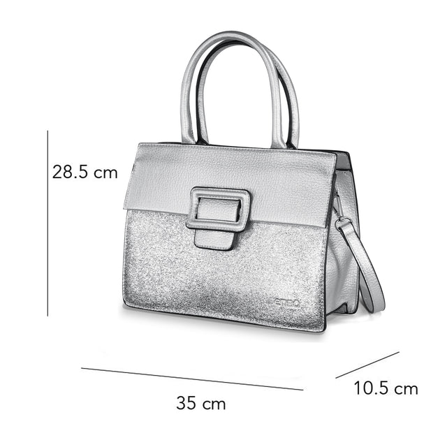 Bolsa Tote Enso Mujer EB244312TT Plata