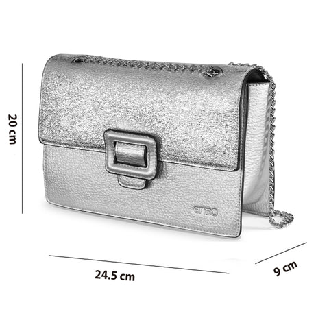 Bolsa Crossbody Enso Mujer EB244314CB Plata