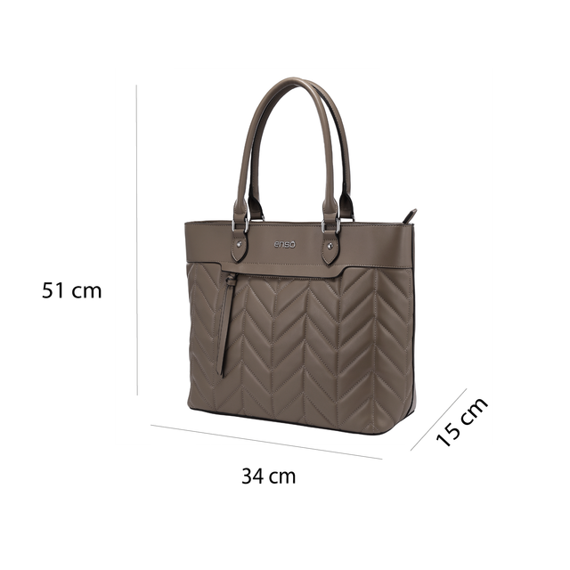 Bolsa Tote Enso Mujer EB253302TTTA Taupe