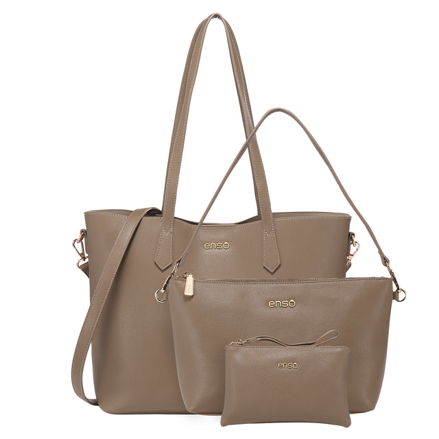 Set de bolsas Tote Enso Mujer EB253307TTTA Taupe