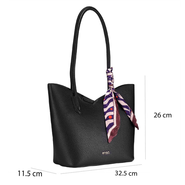 Set Bolsa Tote Enso Mujer EB2541113TTB Negro